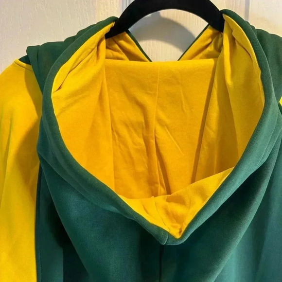 🧀”Rzuo” Unisex Green Bay Packers Green/Yellow PulloverHooded Sweatshirt Size XL🏈 - Picture 9 of 16